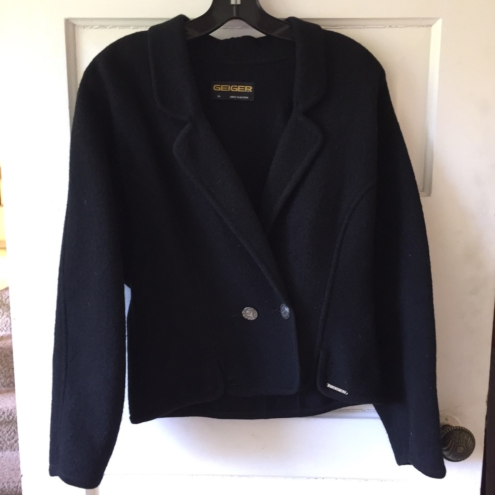 Geiger of Austria boiled wool jacket